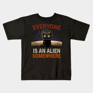 Everyone Alien Somewhere Kids T-Shirt